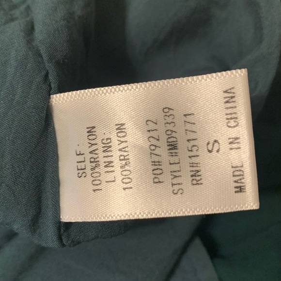 Lulus Tiered Tied Strap Mini Dress- Hunter Green - Picture 4 of 7